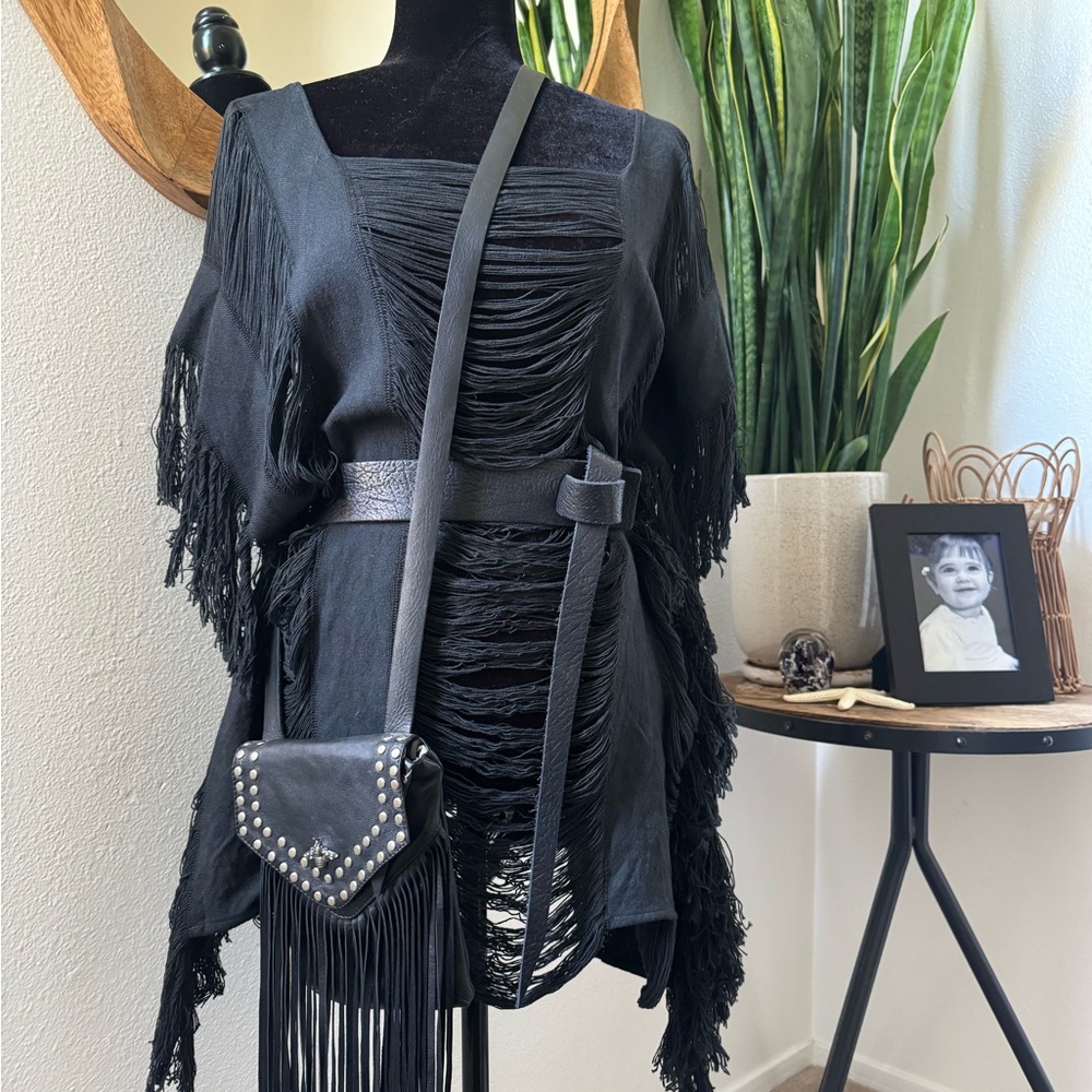 Thrifts & Threads Black Crudo Tank